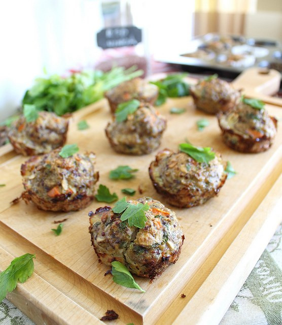 Healthy Turkey Meatloaf Muffins
 Turkey quinoa muffins