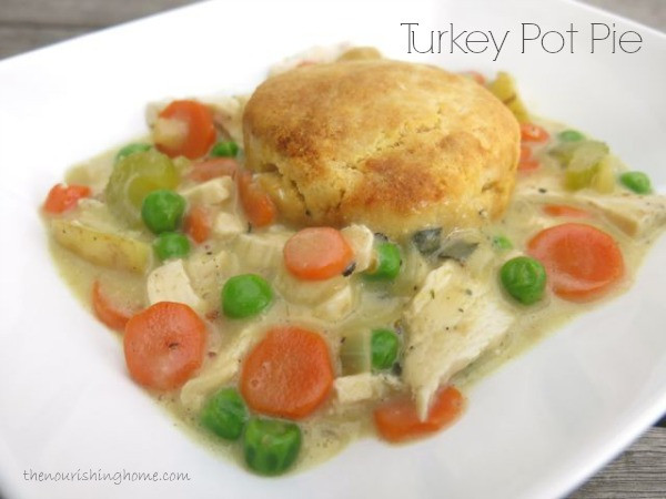 Healthy Turkey Pot Pie
 Making the Most of Thanksgiving Leftovers Turkey Pot Pie