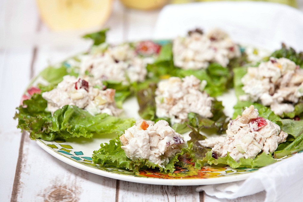 Healthy Turkey Salad Recipe
 Healthy Turkey Salad with Grapes Apples & Walnuts