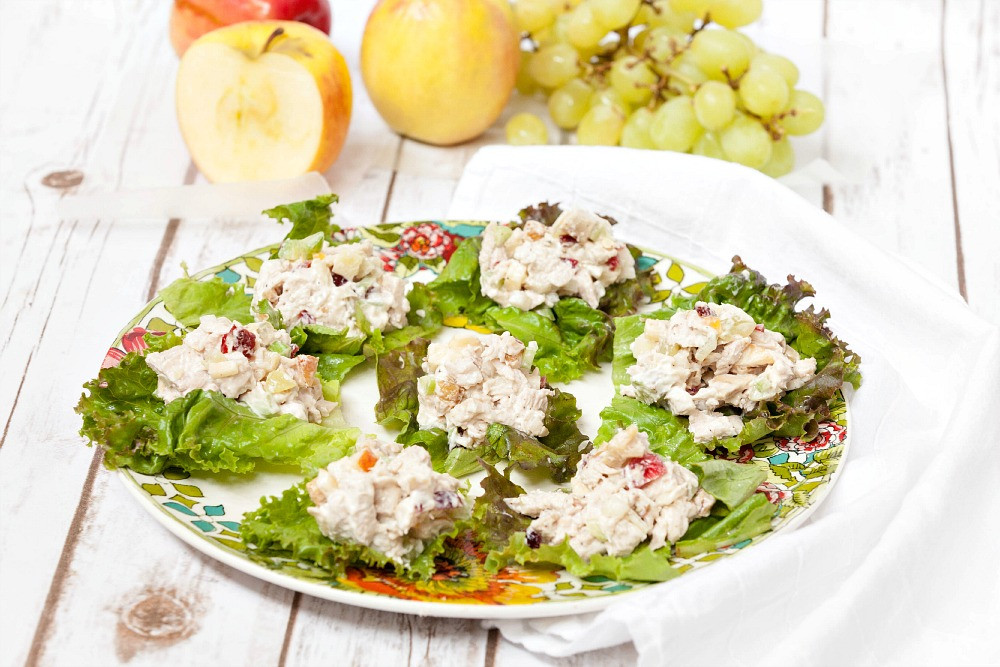 Healthy Turkey Salad Recipe
 Turkey Salad with Grapes Apples & Walnuts Healthy Low