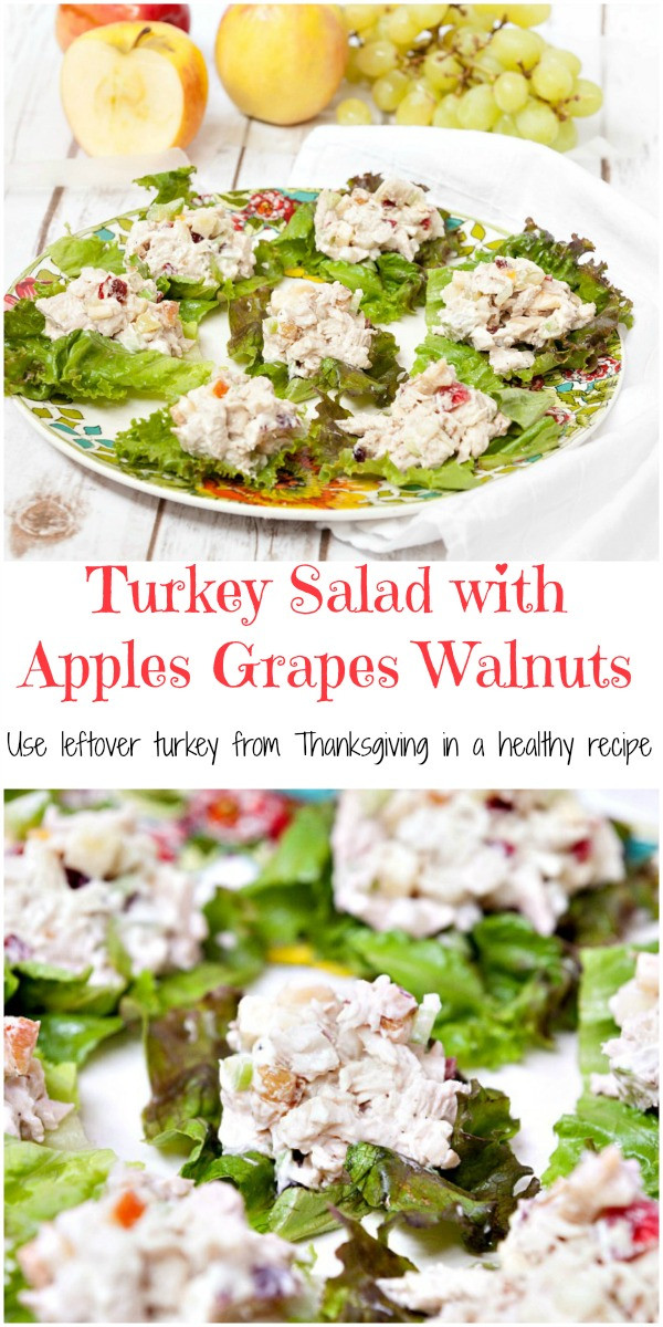 Healthy Turkey Salad Recipe
 Turkey Salad with Grapes Apples & Walnuts Healthy Low