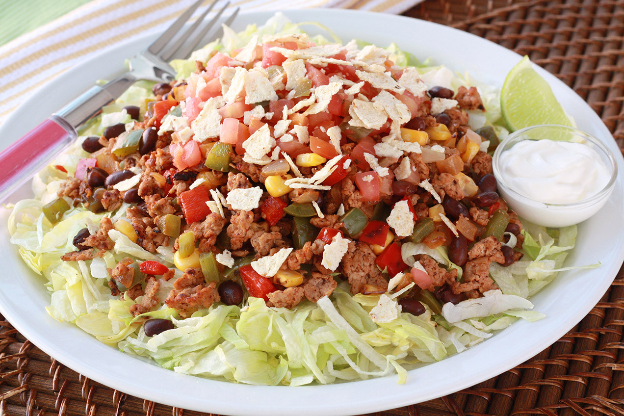 Healthy Turkey Salad Recipe
 Turkey Taco Salad