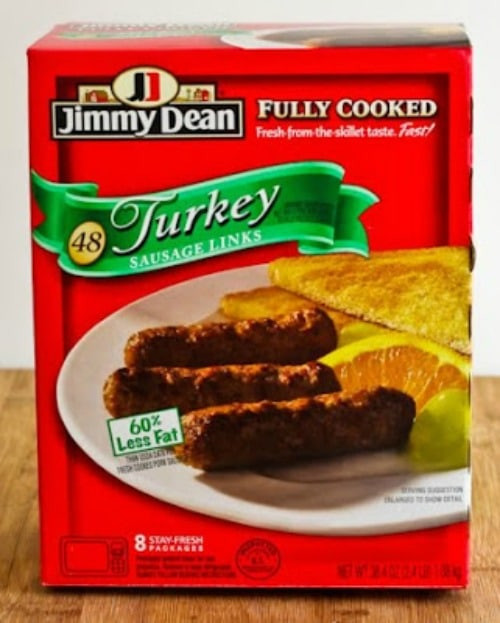 Healthy Turkey Sausage Brands
 Kalyn s Kitchen Picks Jimmy Dean Pre Cooked Turkey Link