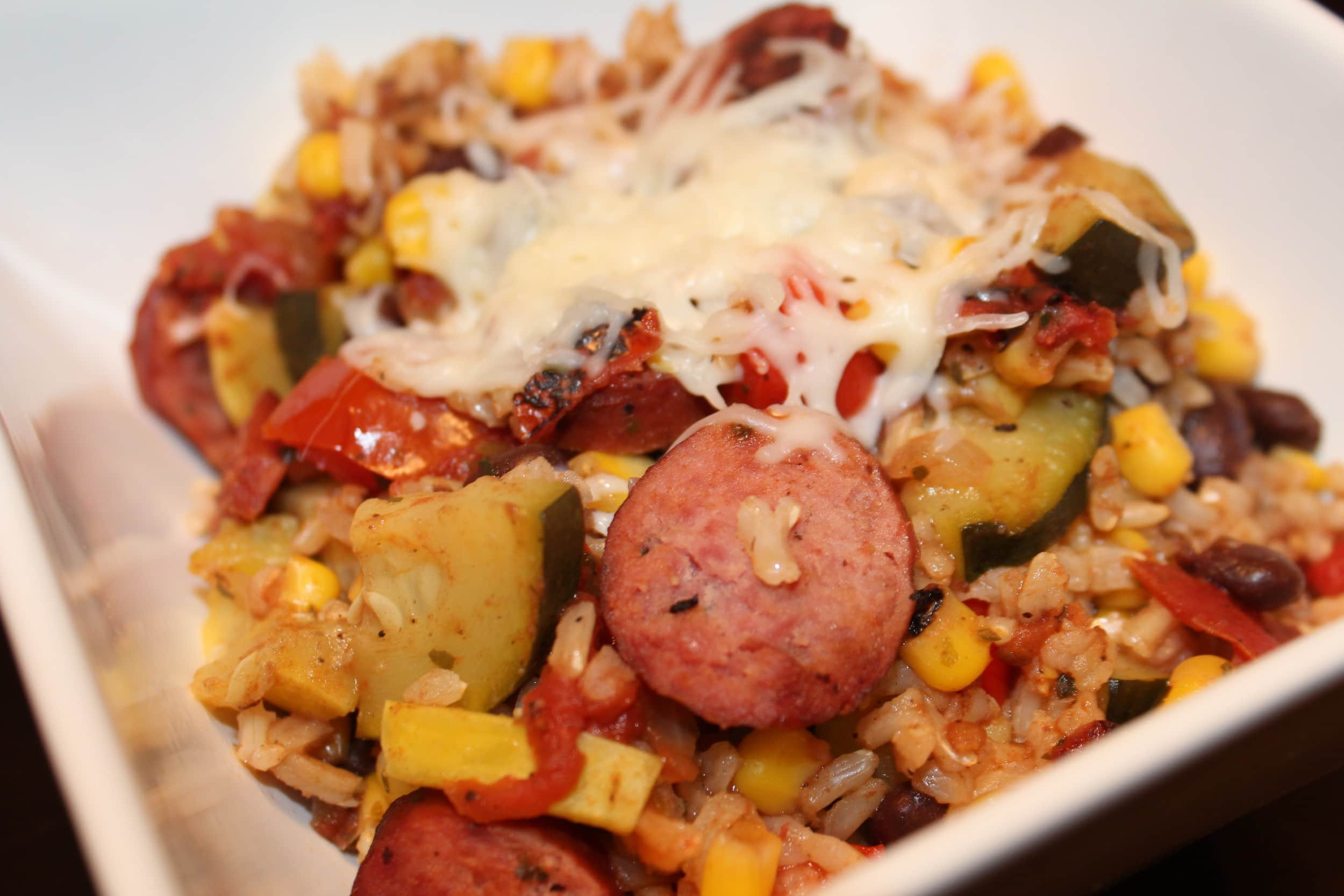 Healthy Turkey Sausage Recipe
 Turkey Sausage & Ve able Rice Skillet