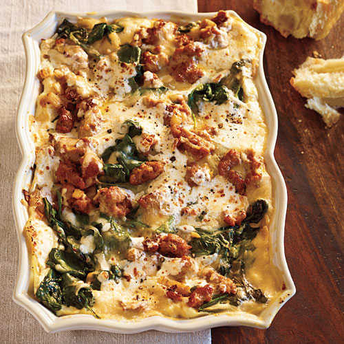 Healthy Turkey Sausage Recipe
 Turkey Sausage and Spinach Lasagna Healthy Lasagna