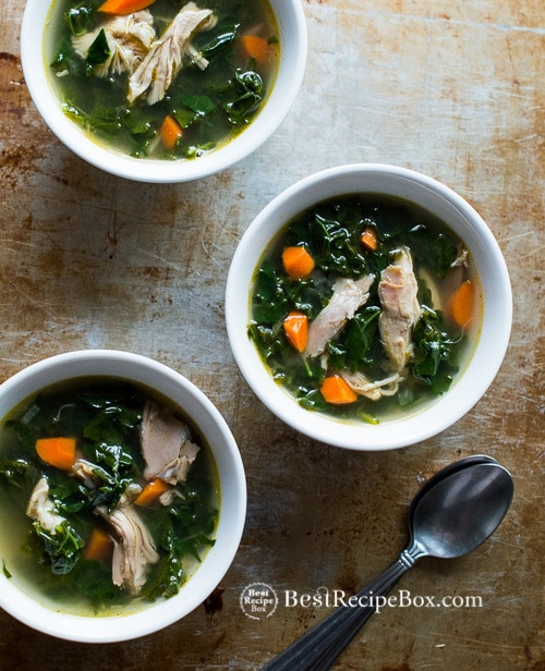 Healthy Turkey Soup
 Healthy Turkey Soup Recipe with Kale