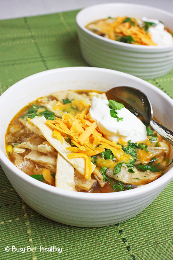 Healthy Turkey Soup
 Healthy Turkey Tortilla Soup Busy But Healthy