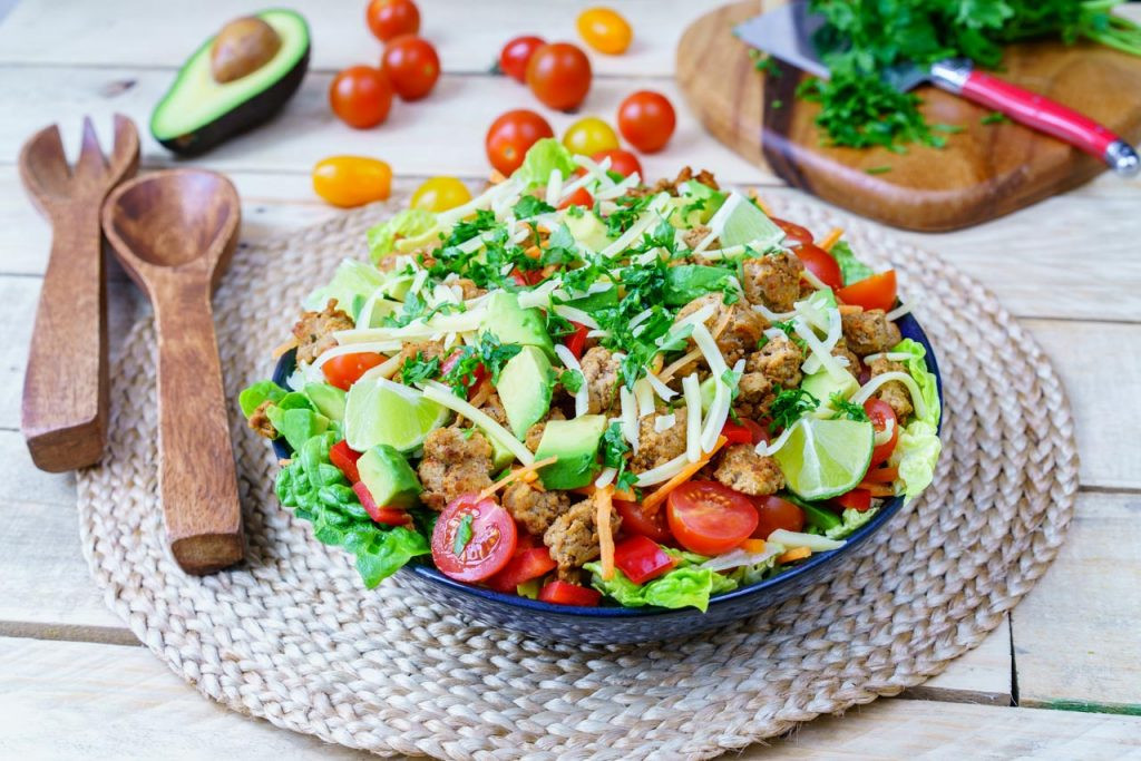 Healthy Turkey Taco Salad
 healthy turkey taco salad