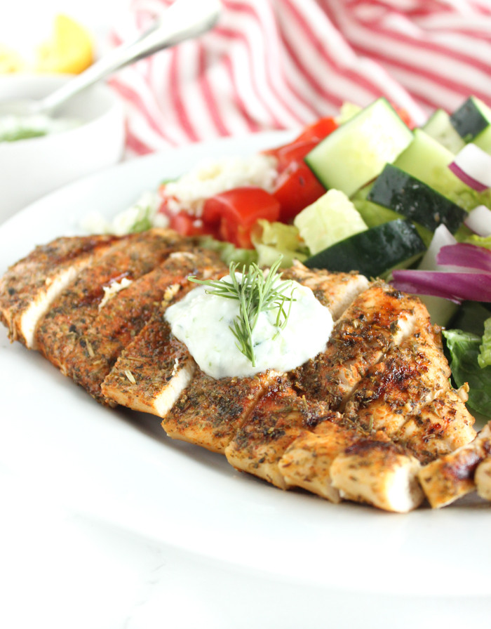 Healthy Tzatziki Sauce
 Greek Chicken with Tzatziki Sauce Lively Table