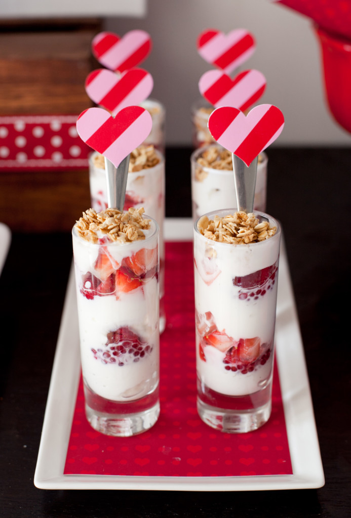 Healthy Valentine Desserts
 yogurt parfait 693x1024