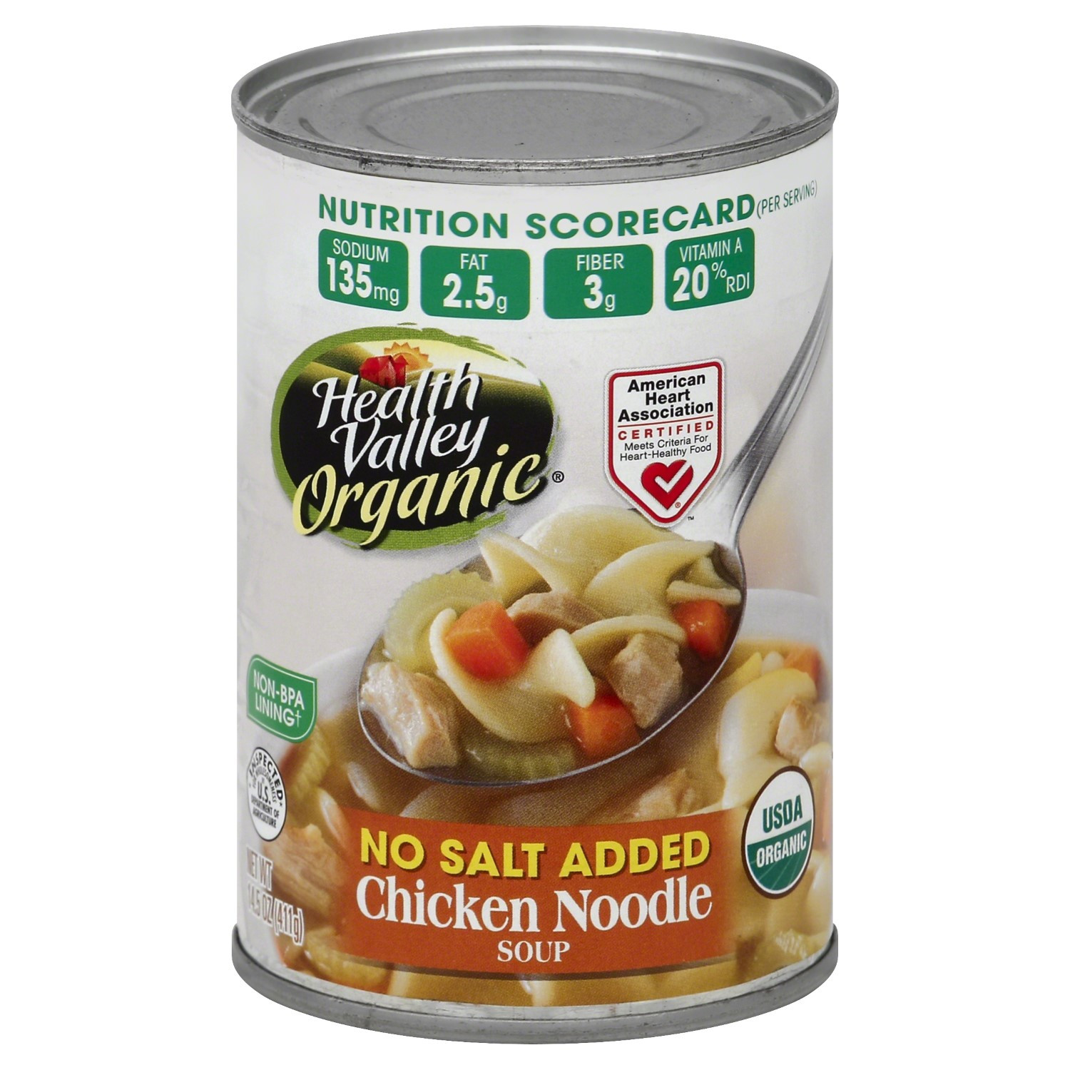 Healthy Valley Soups
 Health Valley Organic Soup Chicken Noodle No Salt Added