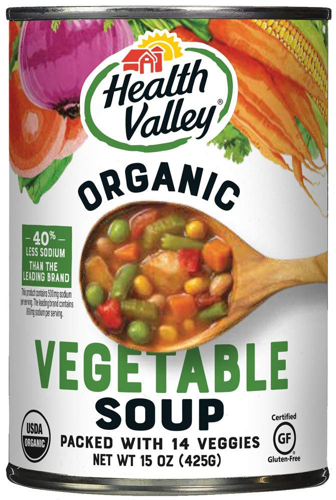 Healthy Valley Soups
 Amazon Health Valley Organic Soup Chicken Noodle