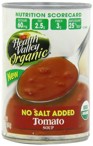 Healthy Valley Soups
 Grocery Natural Sale Health Valley Tomato Soup No Salt