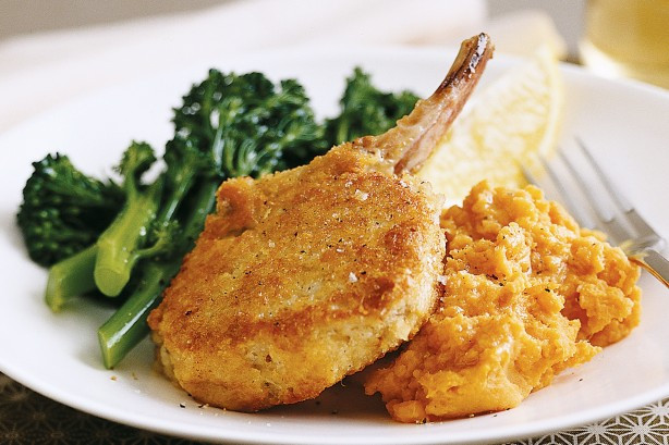 Healthy Veal Cutlet Recipes
 Parmesan crumbed Veal Cutlets With Sweet Potato Mash