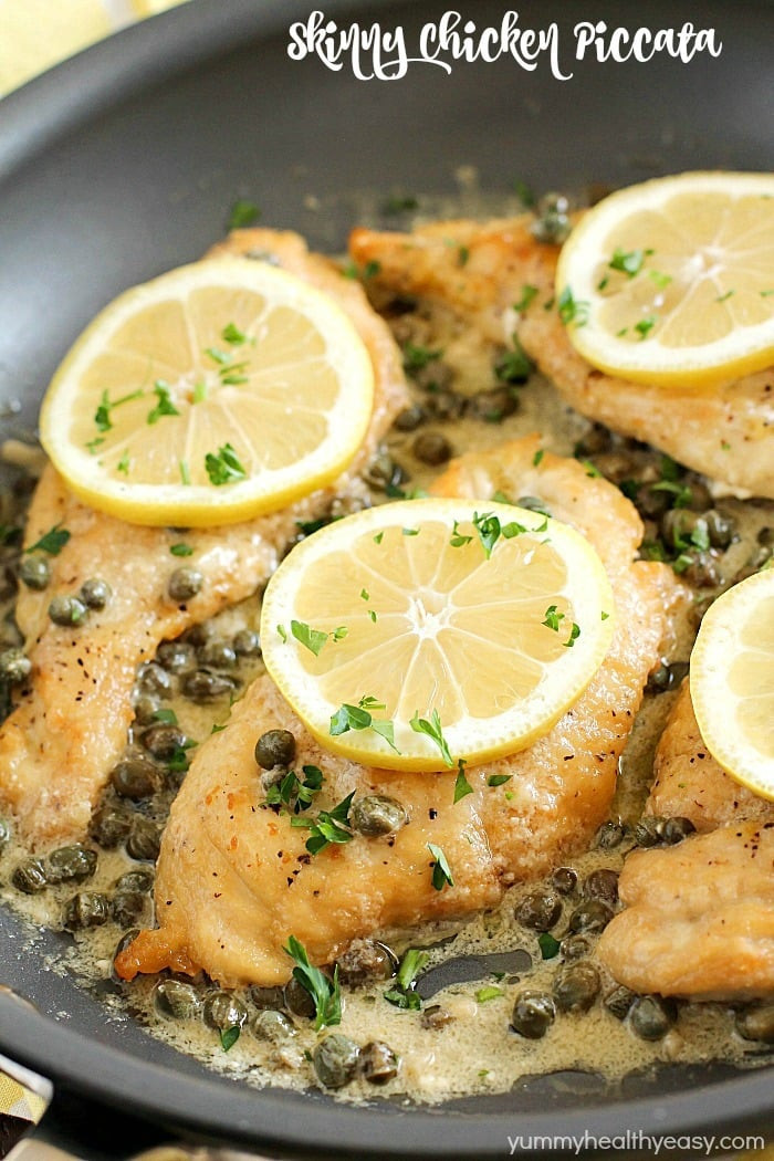 Healthy Veal Recipes
 Skinny Chicken Piccata Recipe Yummy Healthy Easy