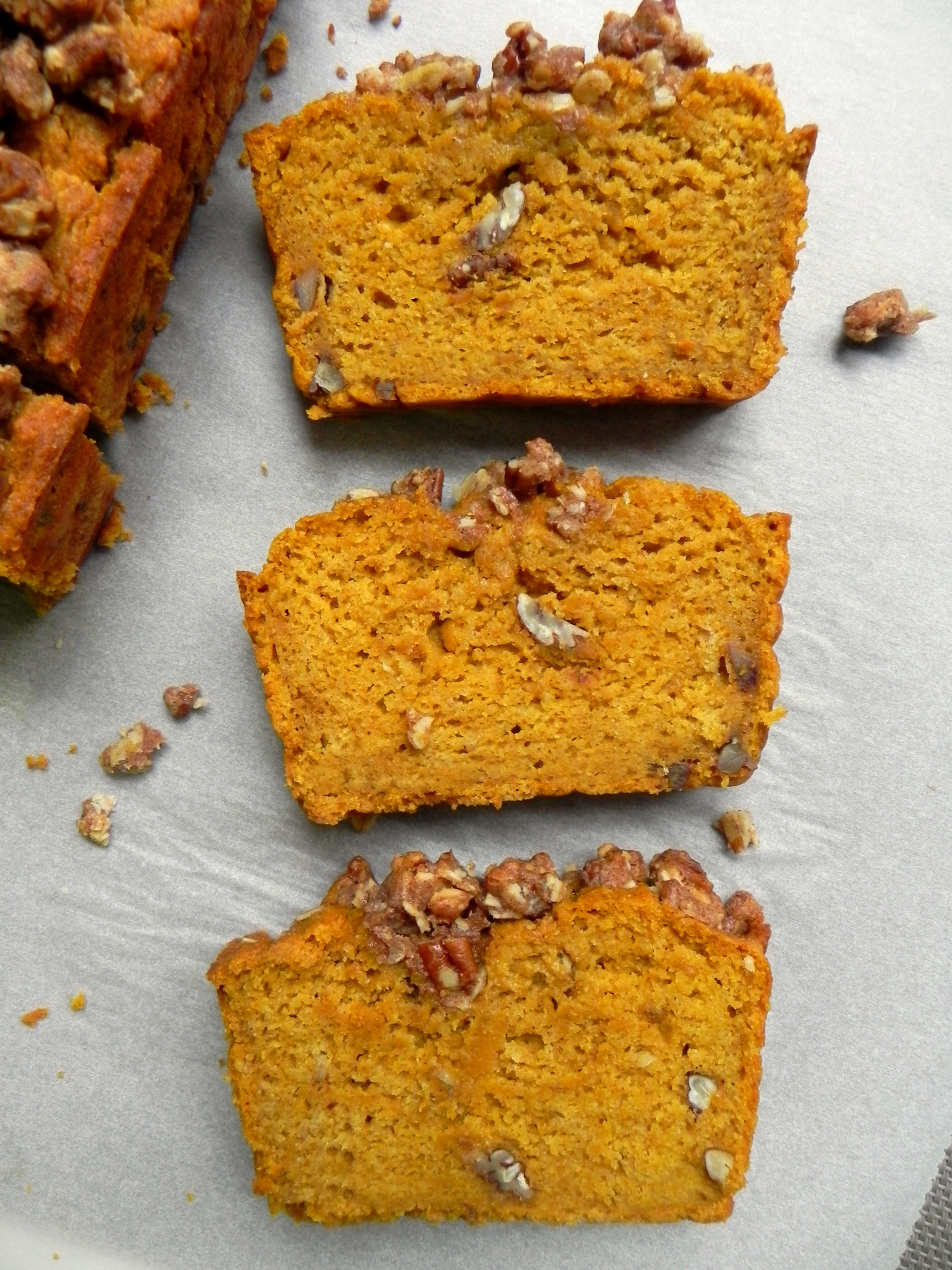 Healthy Vegan Bread
 Healthy Pumpkin Bread with Maple Pecan Crumble Vegan