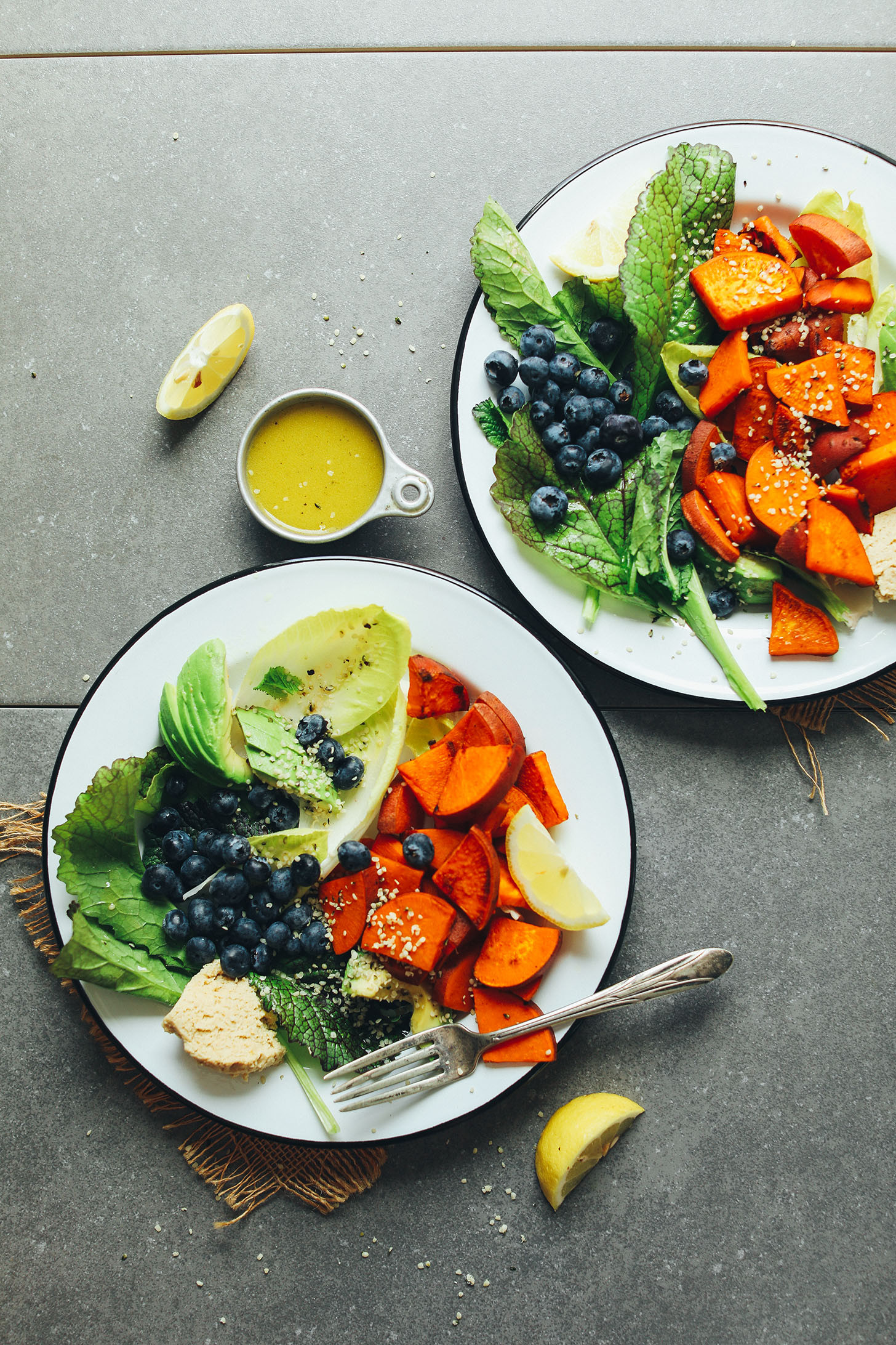 Healthy Vegan Breakfast
 Blueberry Sweet Potato Breakfast Salad