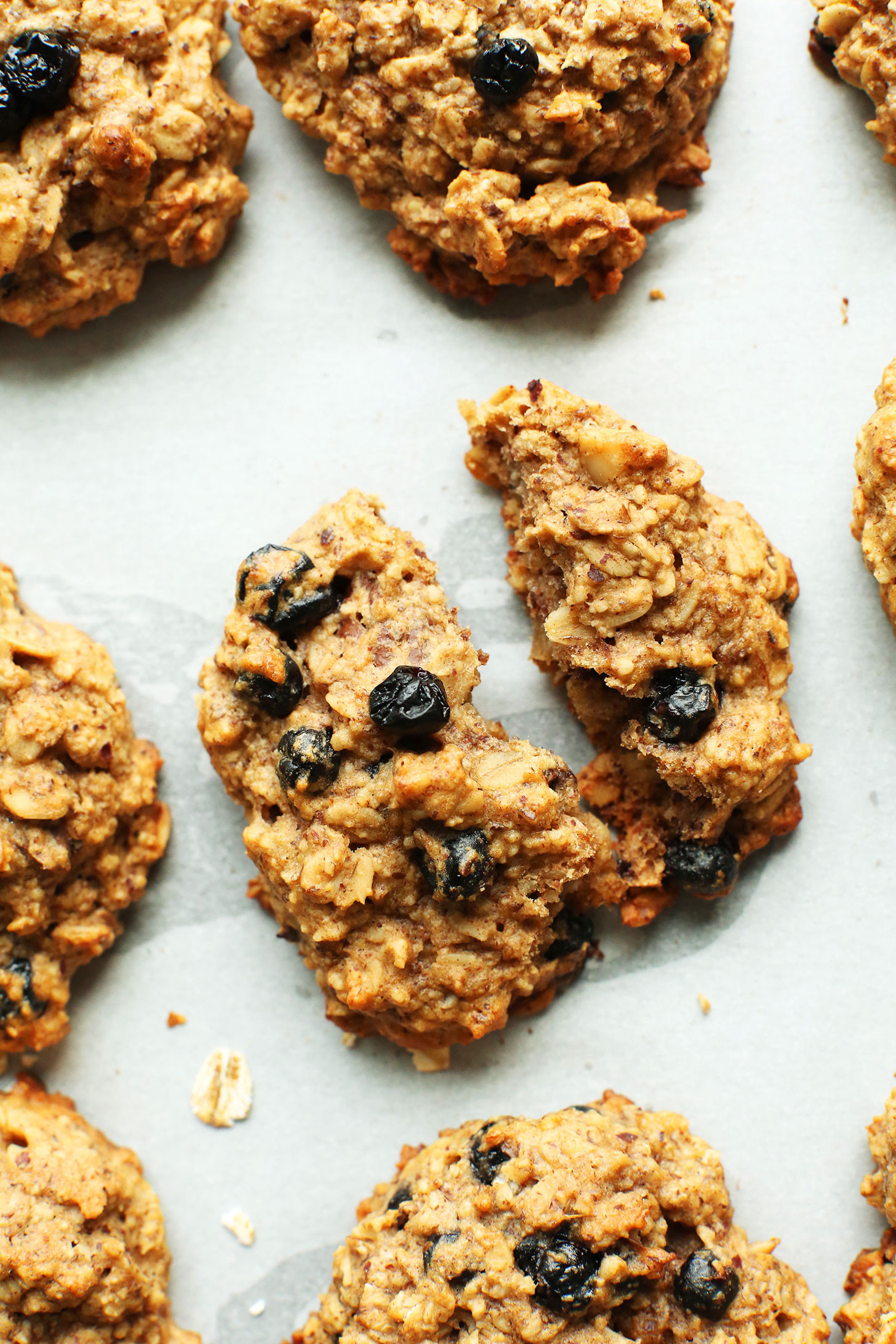 Healthy Vegan Breakfast Muffins
 Blueberry Muffin Breakfast Cookies V GF