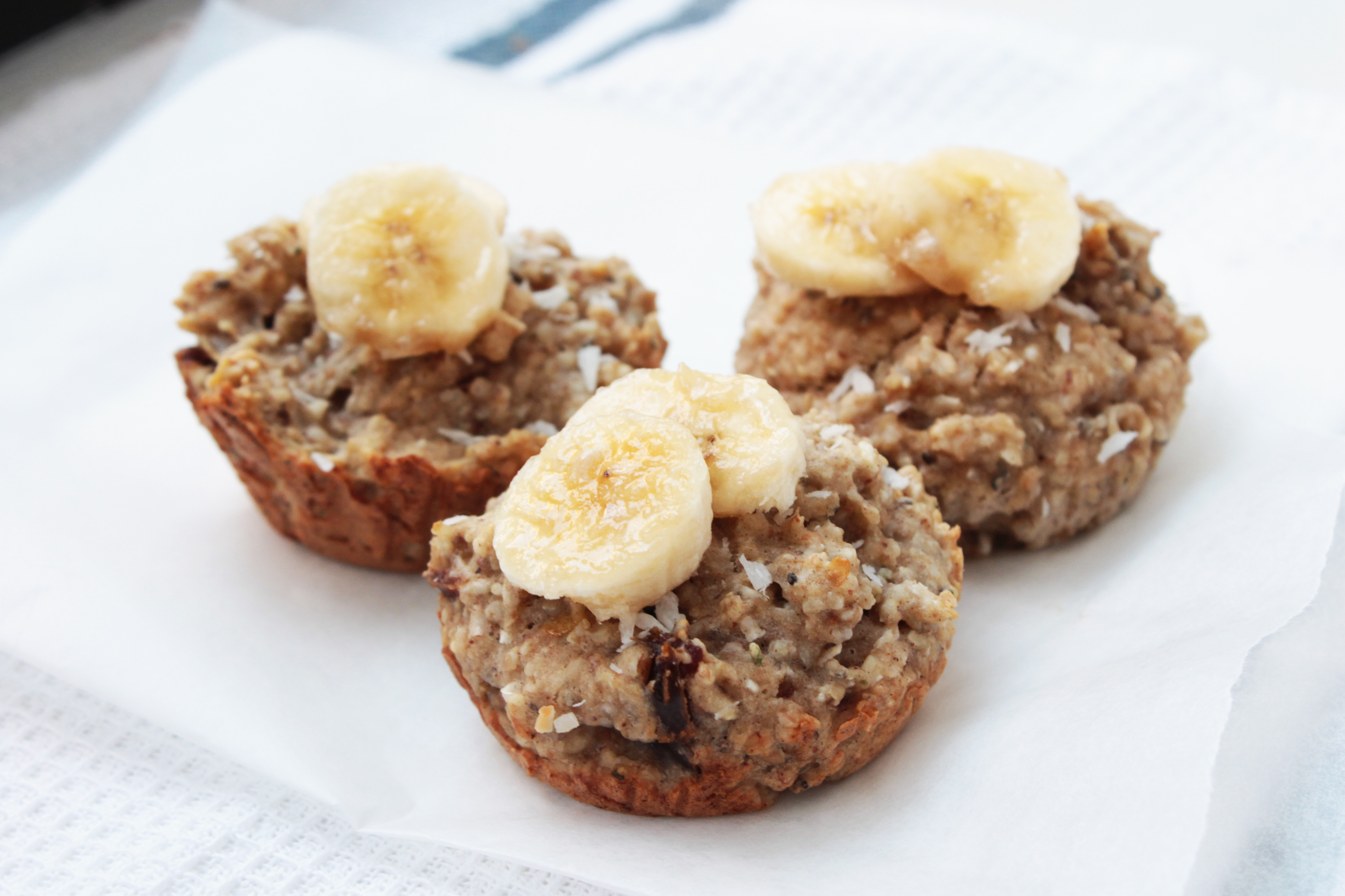 Healthy Vegan Breakfast Muffins
 Healthy Breakfast Rainforest Vegan Muffins with Coconut