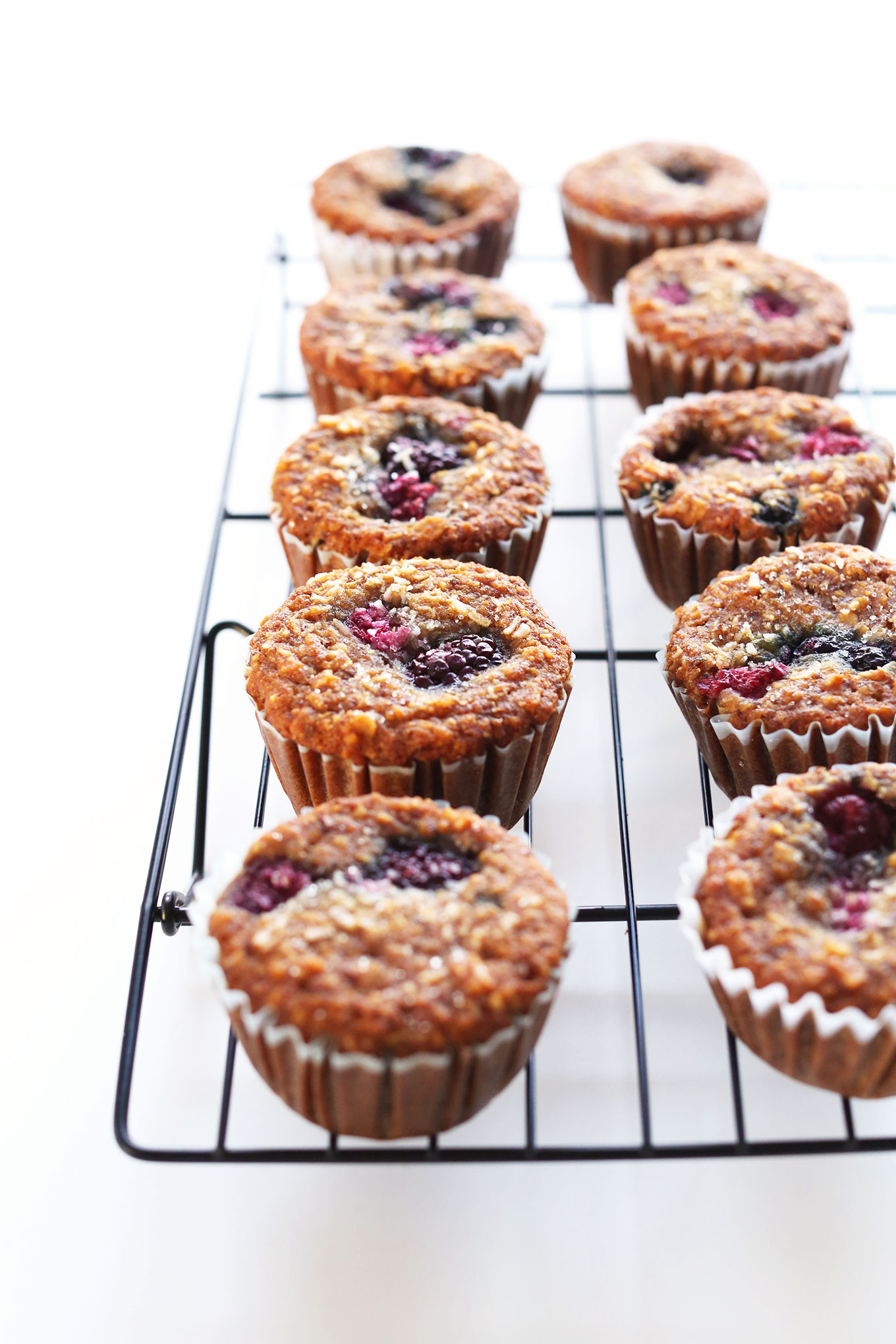 Healthy Vegan Breakfast Muffins
 Coconut Berry Muffins