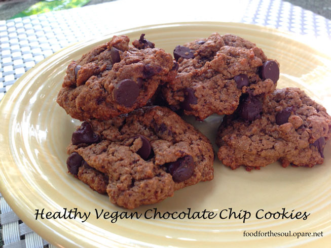 Healthy Vegan Chocolate Chip Cookies
 Healthy Vegan Chocolate Chip Cookies Food For The Soul