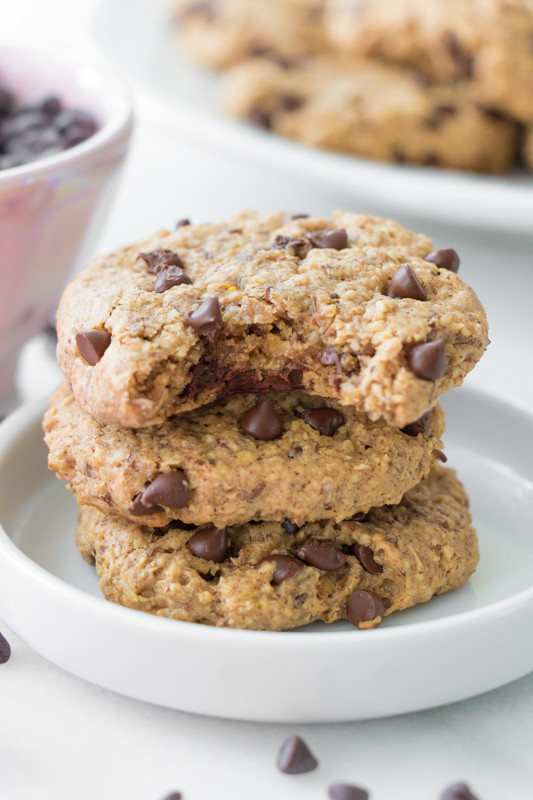 Healthy Vegan Chocolate Chip Cookies
 Vegan and Gluten Free Healthy Chocolate Chip Cookies