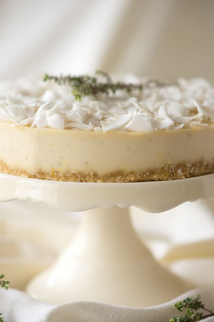 Healthy Vegan Desserts
 Raw Lemon Thyme Pine Nut "Cheesecake" Vegan Sugar Free