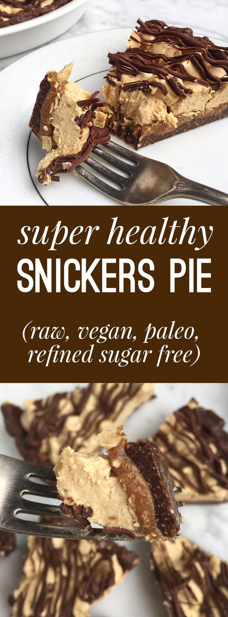 Healthy Vegan Gluten Free Recipes
 Healthy Snickers Pie Raw Vegan Gluten Grain Free