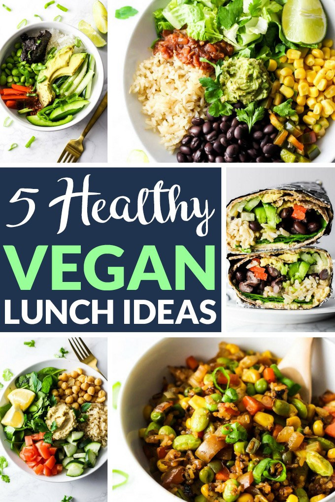 Healthy Vegan Lunches
 5 Healthy Vegan Lunch Ideas