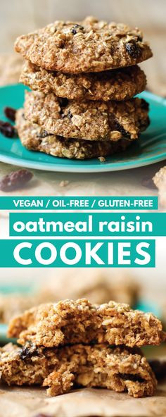 Healthy Vegan Oatmeal Raisin Cookies
 1000 images about Vegan Baking Cookies Oat
