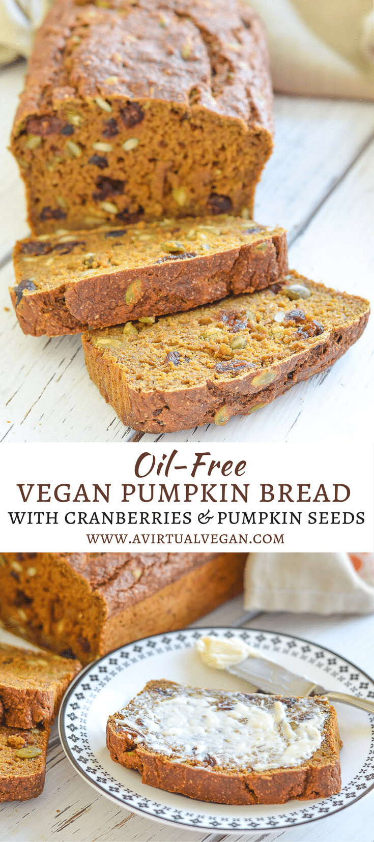 Healthy Vegan Pumpkin Bread
 This healthy Vegan Pumpkin Bread is made with wholewheat