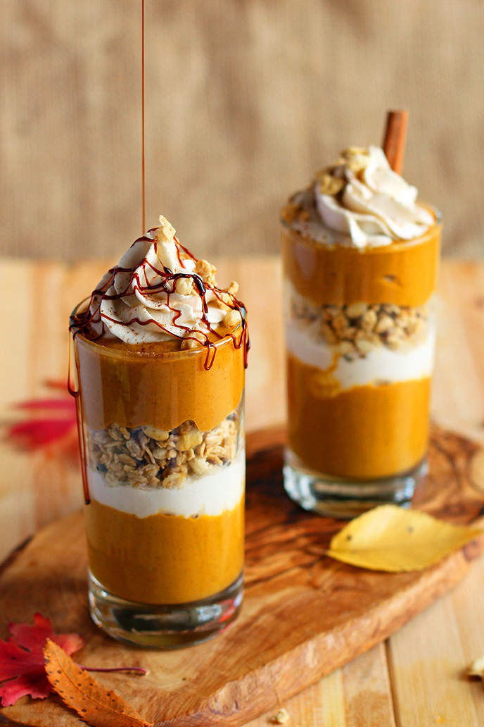 Healthy Vegan Pumpkin Pie
 Healthy Pumpkin Pie Parfait w Coconut Whip I LOVE VEGAN