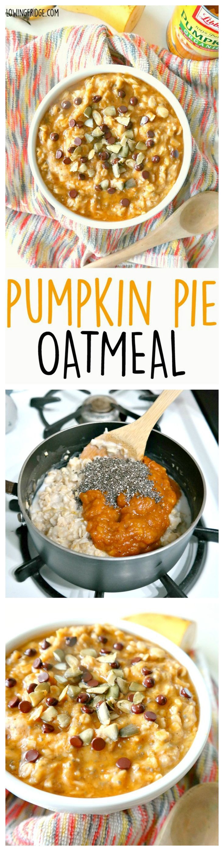 Healthy Vegan Pumpkin Pie
 Healthy vegan Pumpkin Pie Oatmeal Warming forting