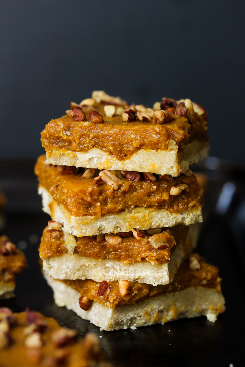 Healthy Vegan Pumpkin Pie
 pumpkin bars healthy