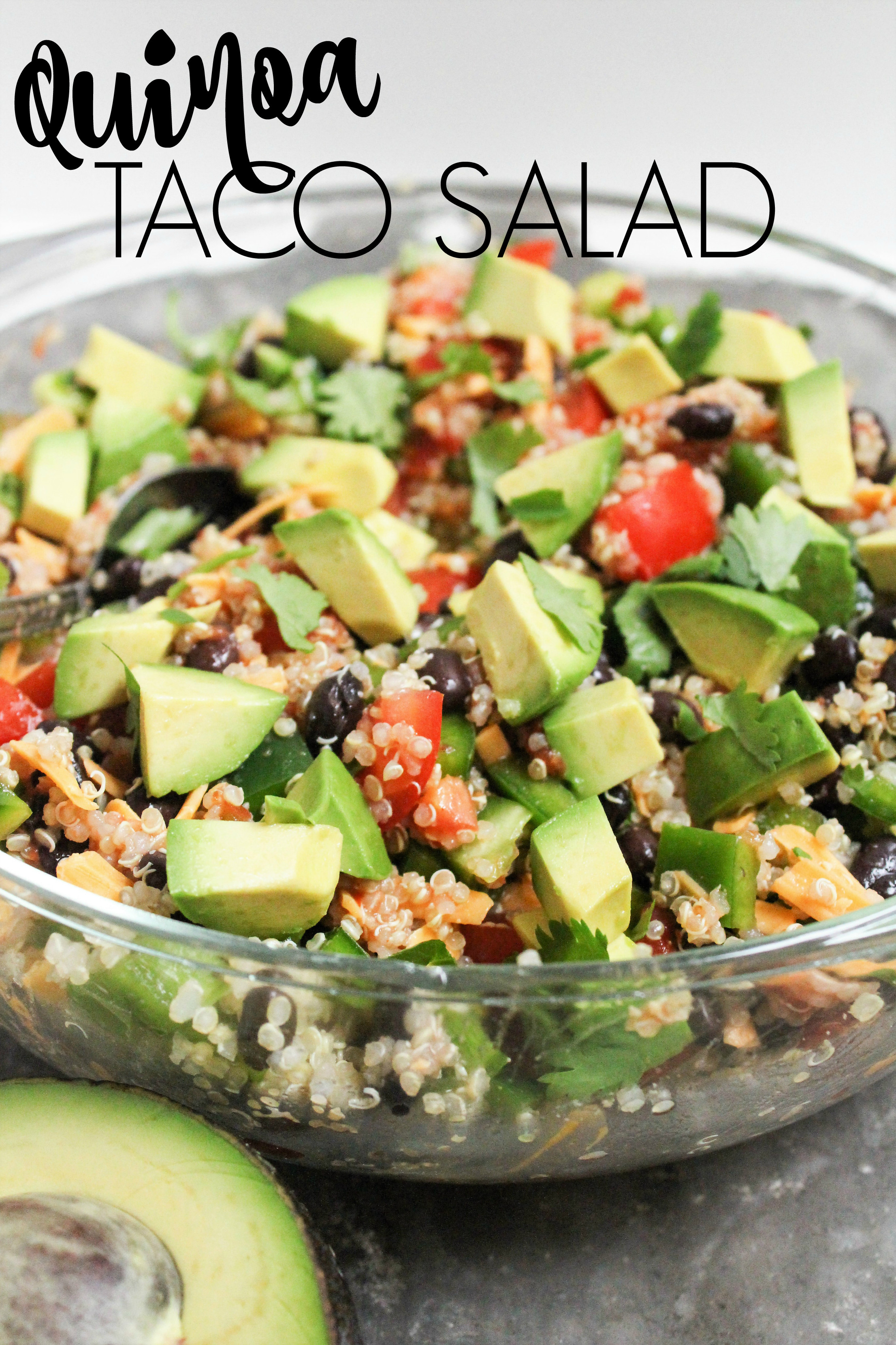 Healthy Vegan Salads
 Quinoa Taco Salad fANNEtastic food