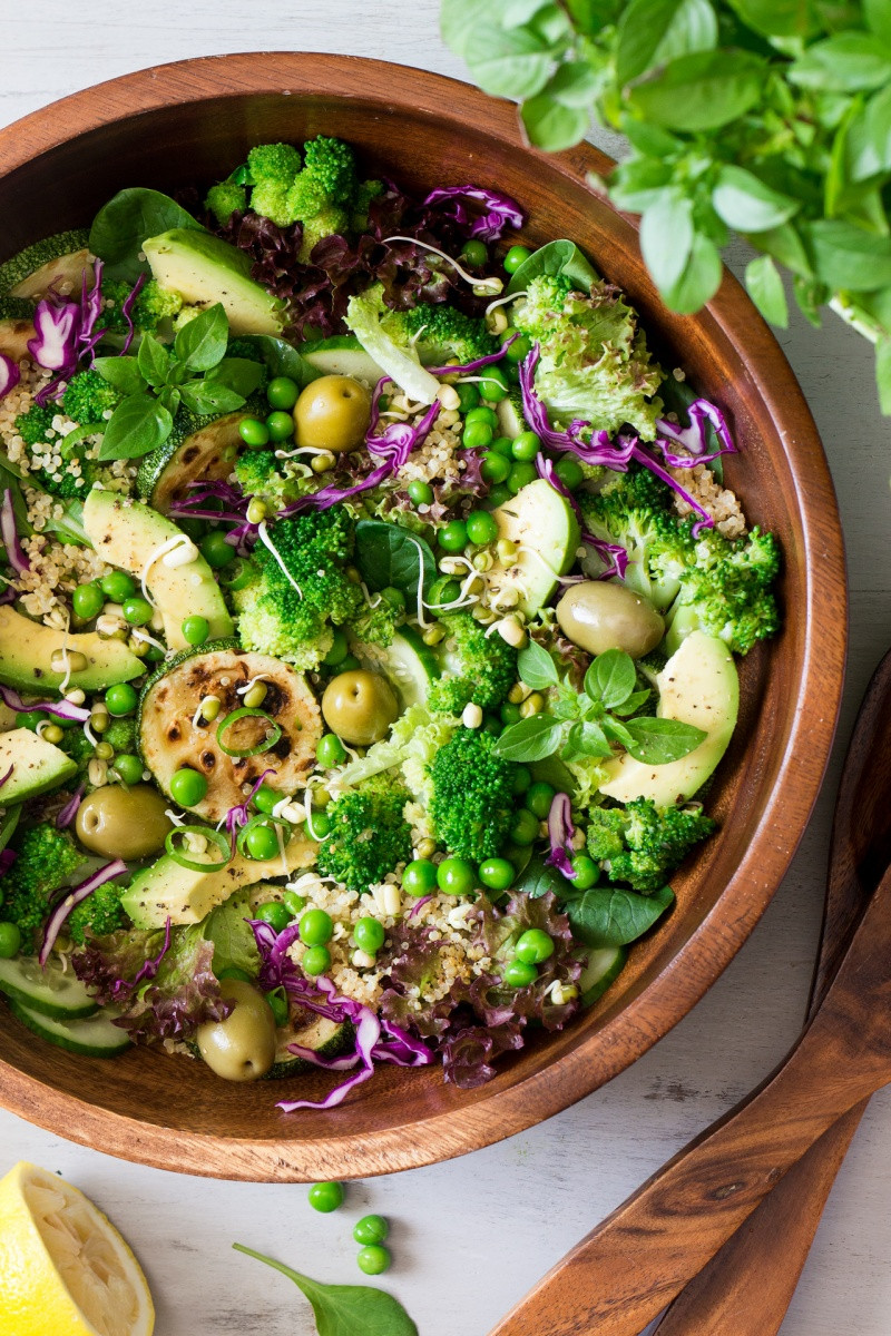 Healthy Vegan Salads
 Quinoa superfood salad Lazy Cat Kitchen