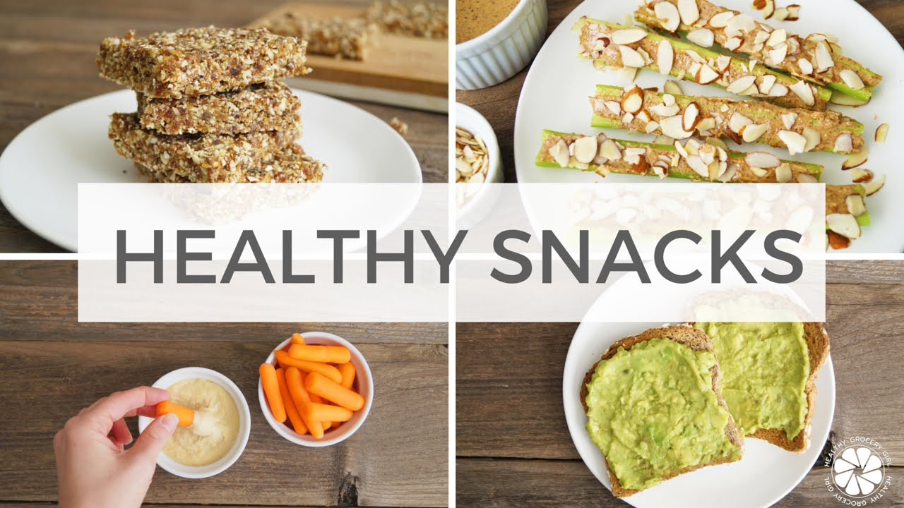 Healthy Vegan Snacks
 4 Healthy Snack Ideas