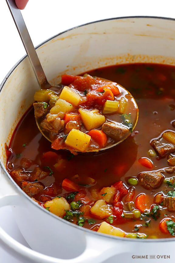 Healthy Vegetable Beef Soup Recipe
 100 Easy & Healthy Slow Cooker Recipes for Winter