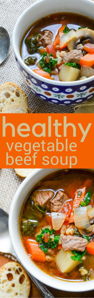 Healthy Vegetable Beef Soup Recipe
 Healthy Ve able Beef Soup