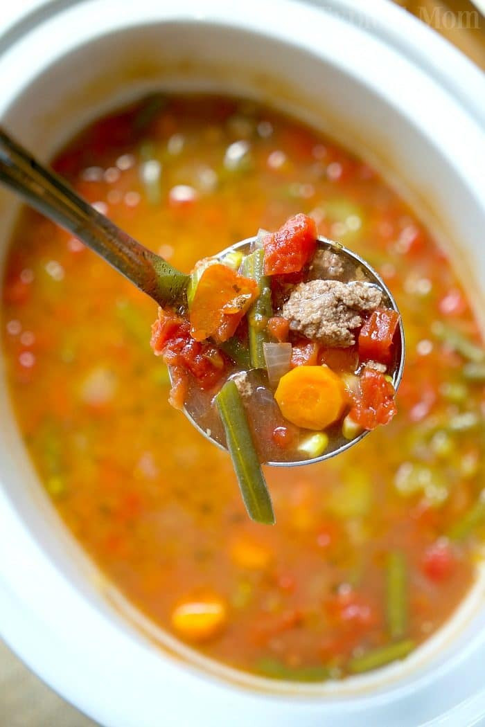 Healthy Vegetable Beef Soup Recipe
 Easy Crock Pot Ve able Beef Soup · The Typical Mom