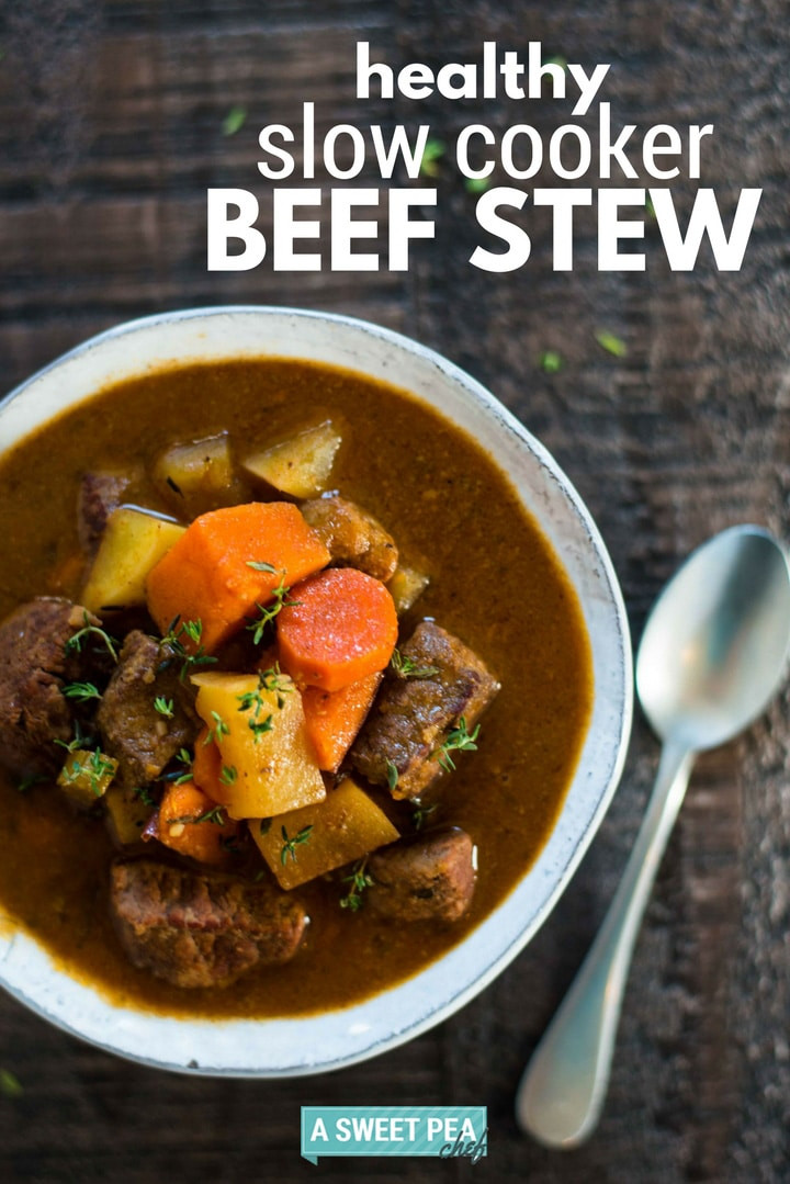 Healthy Vegetable Beef Stew
 Healthy Slow Cooker Beef Stew Perfect Make Ahead Dinner