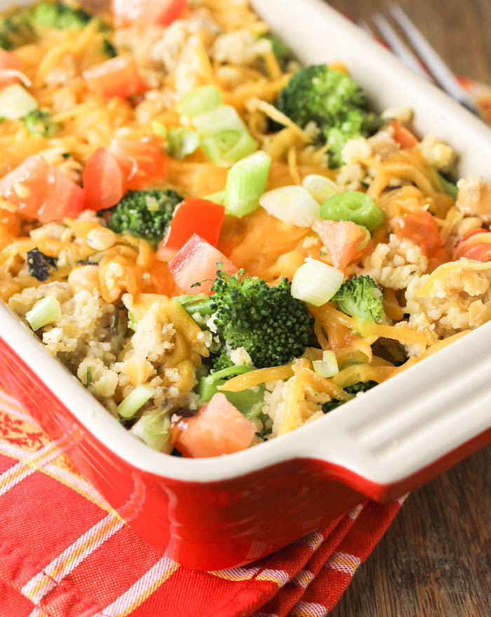 Healthy Vegetable Casserole
 healthy chicken and ve able casserole