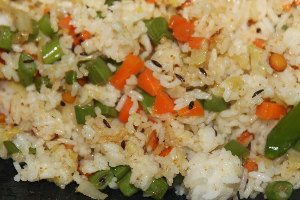 Healthy Vegetable Fried Rice
 Healthy Mixed Ve able Fried Rice Indian Style