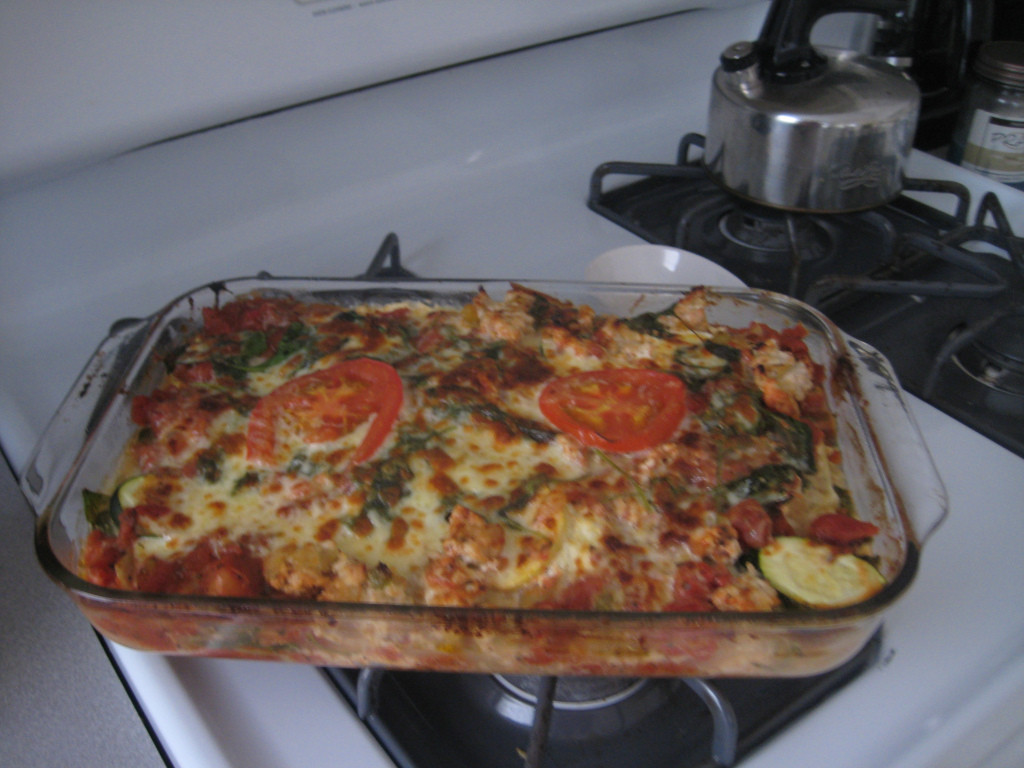 Healthy Vegetable Lasagna
 Quick and Healthy… Turkey Ve able Lasagna