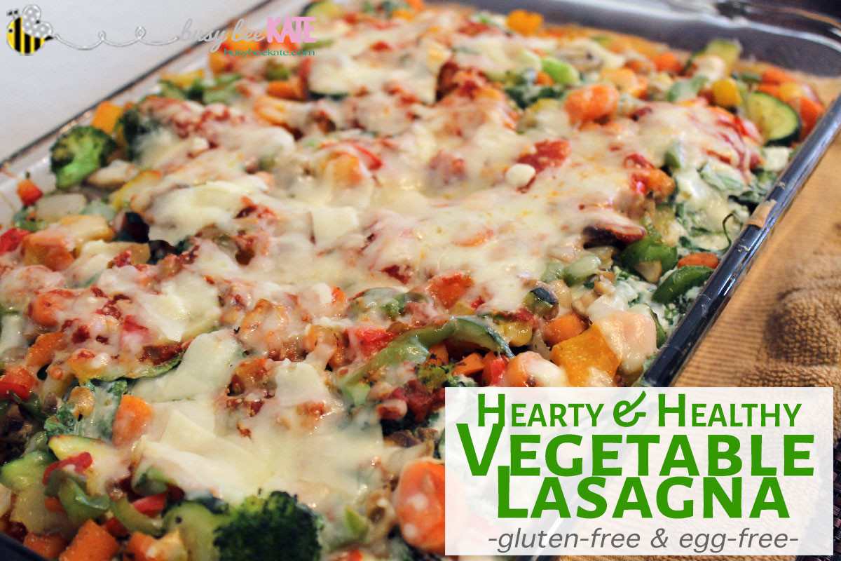 Healthy Vegetable Lasagna
 lasagna