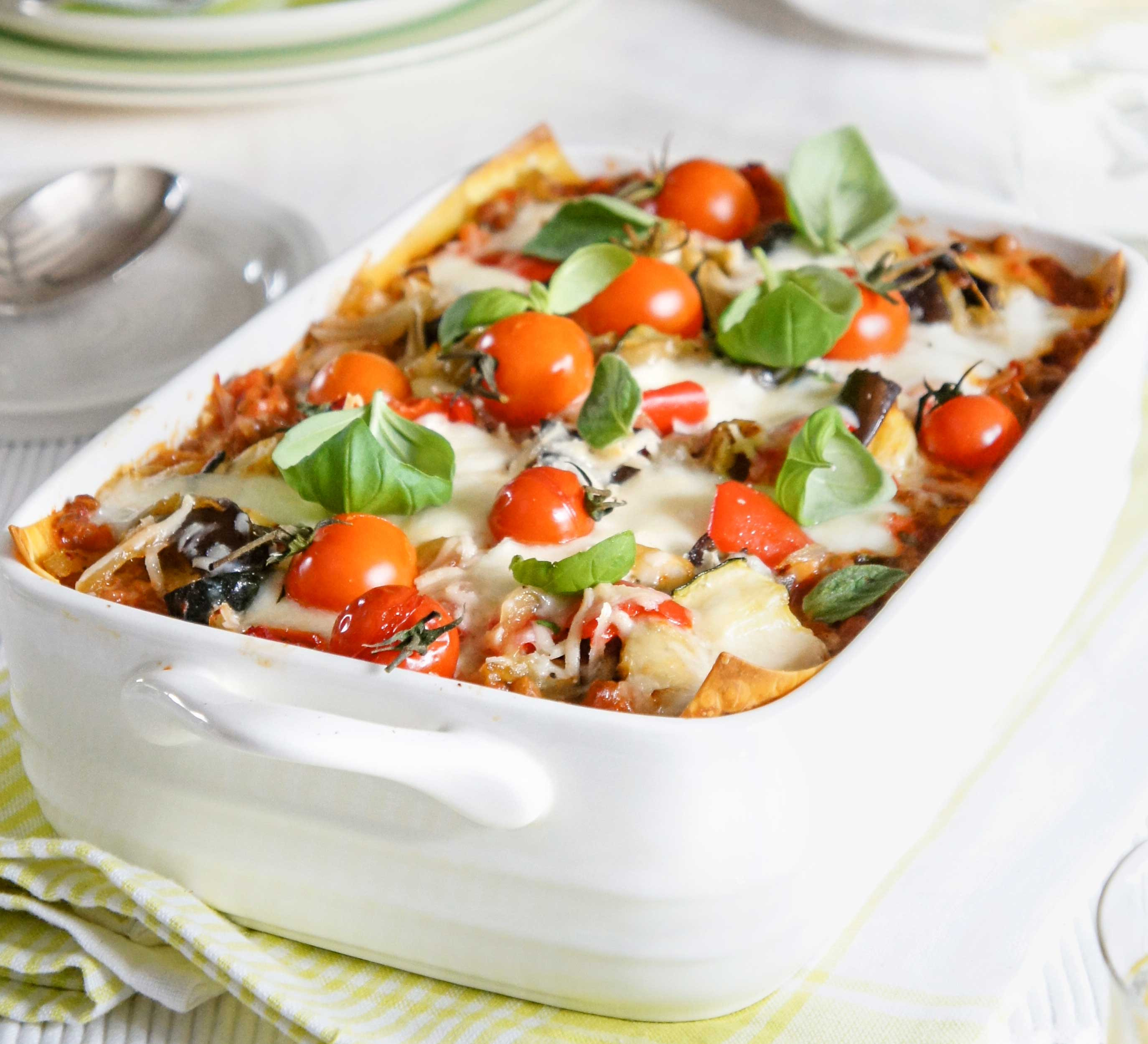 Healthy Vegetable Lasagna
 Lighter ve able lasagne recipe