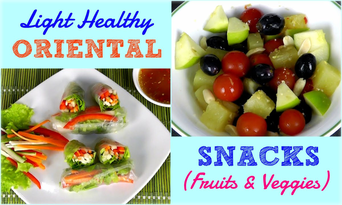 Healthy Vegetable Snacks For Weight Loss
 Easy Healthy Asian Fruit & Veggie Snacks Lose Weight