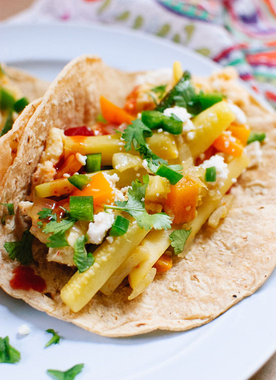 Healthy Vegetarian Breakfast
 Veggie Breakfast Tacos Cookie and Kate