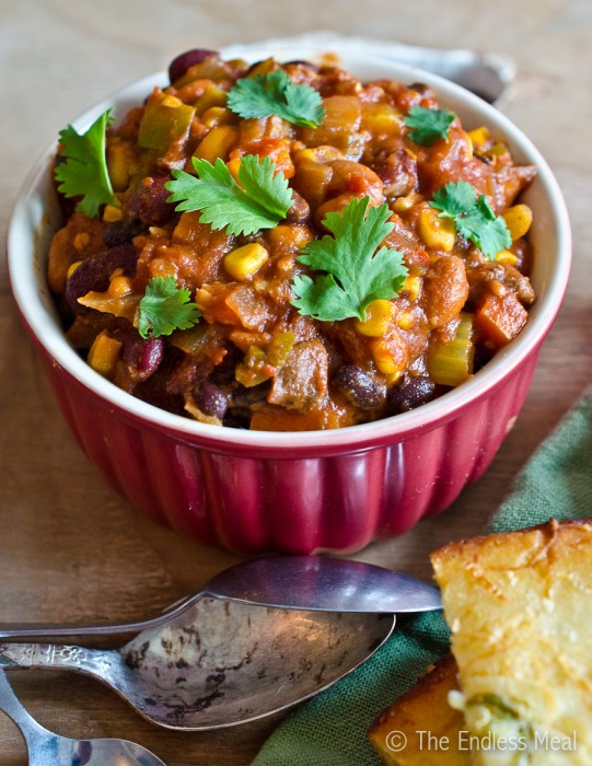 Healthy Vegetarian Chili
 Easy Ve arian Chili Recipe