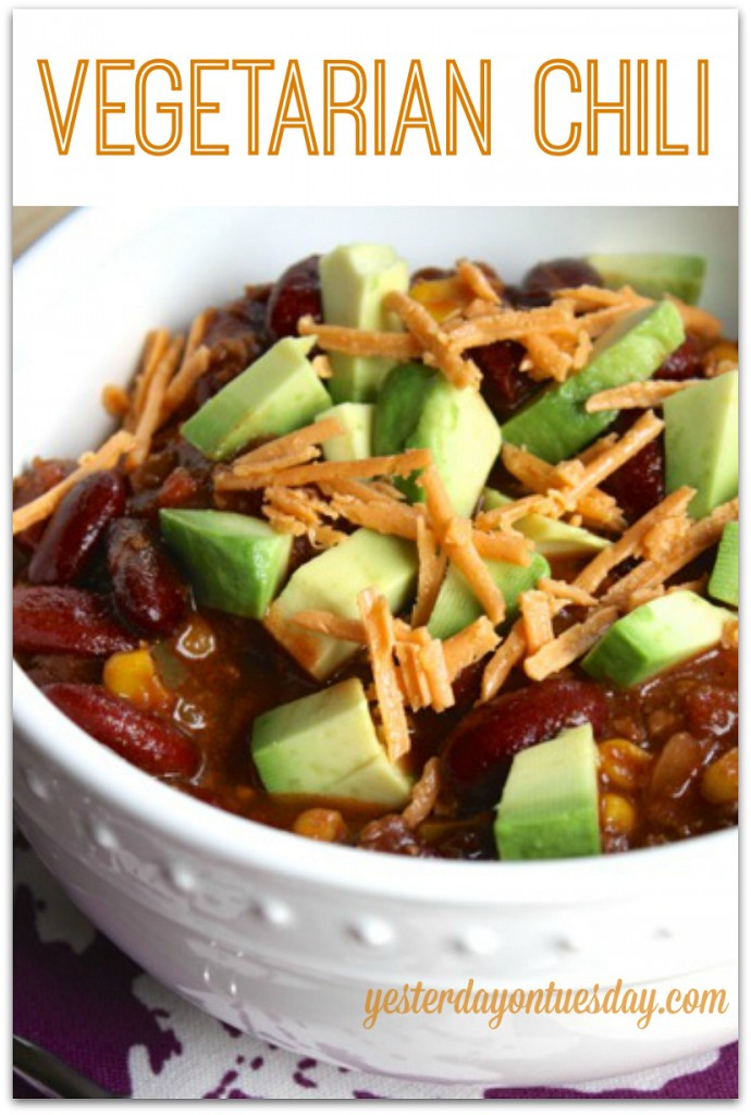 Healthy Vegetarian Chili Recipe
 Ve arian Chili Recipe